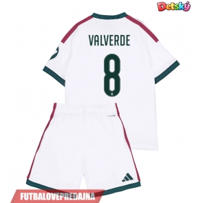 Lacne Dětský Futbalové dres Real Madrid Federico Valverde #8 2026-27 Krátky Rukáv - Domáci (+ trenírky)